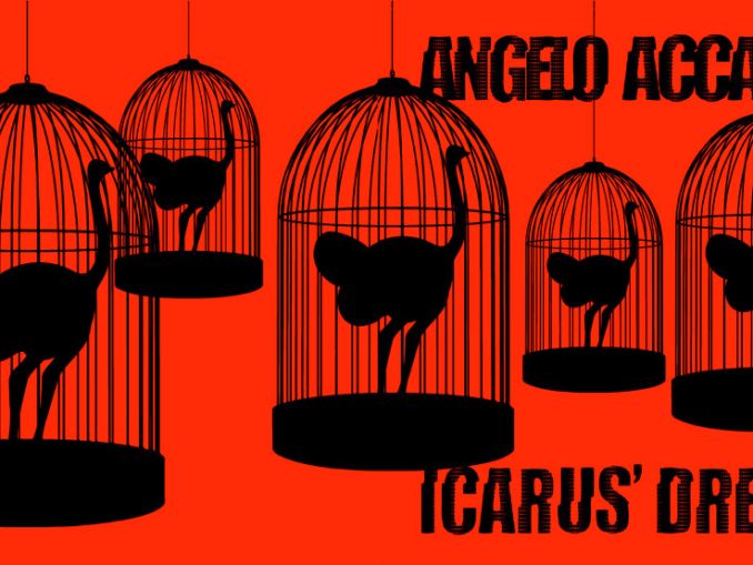 Catalogo Icarus' Dream di Angelo Accardi, Ode Editore 2024, Copertina
