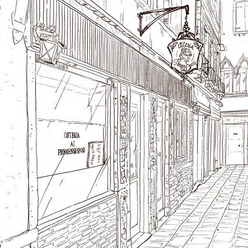 ODE Pubblicazioni, ricettario Osteria Promessi Sposi esterno